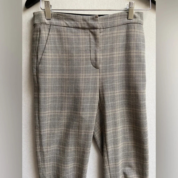 Babaton Aritzia Plaid IVY high waisted trousers pants Sz 0 - Picture 5 of 15